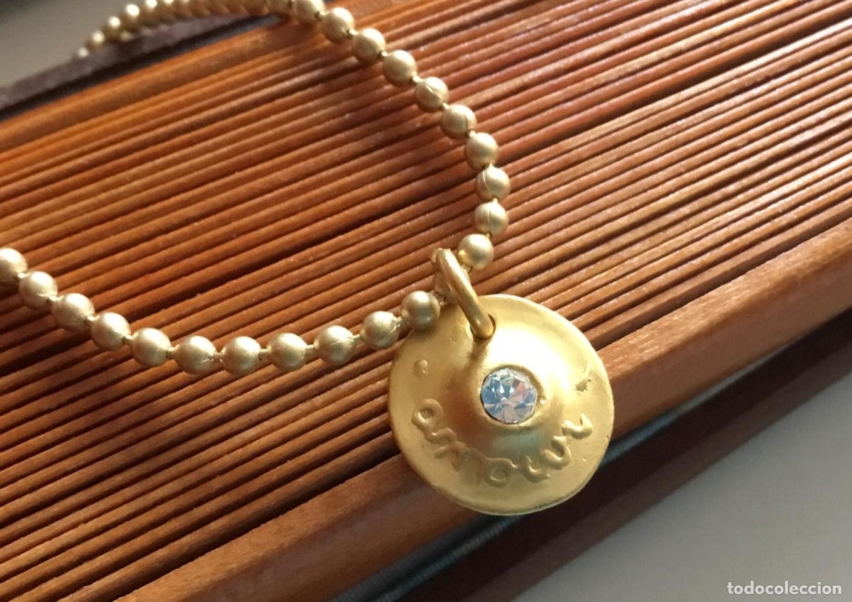 Joyeria: Gargantilla chapada en oro mate con circonio - Foto 1