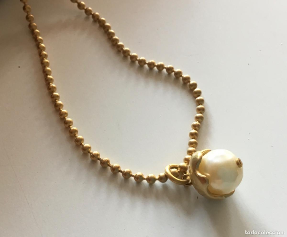 Joyeria: Gargantilla en oro mate con Perla - Foto 1