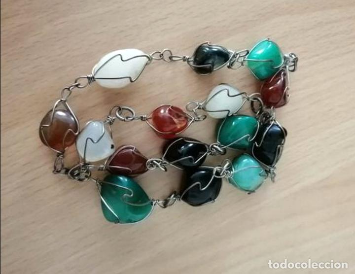 Joyeria: COLLAR LARGO, DE GEMAS NATURALES. - Foto 4