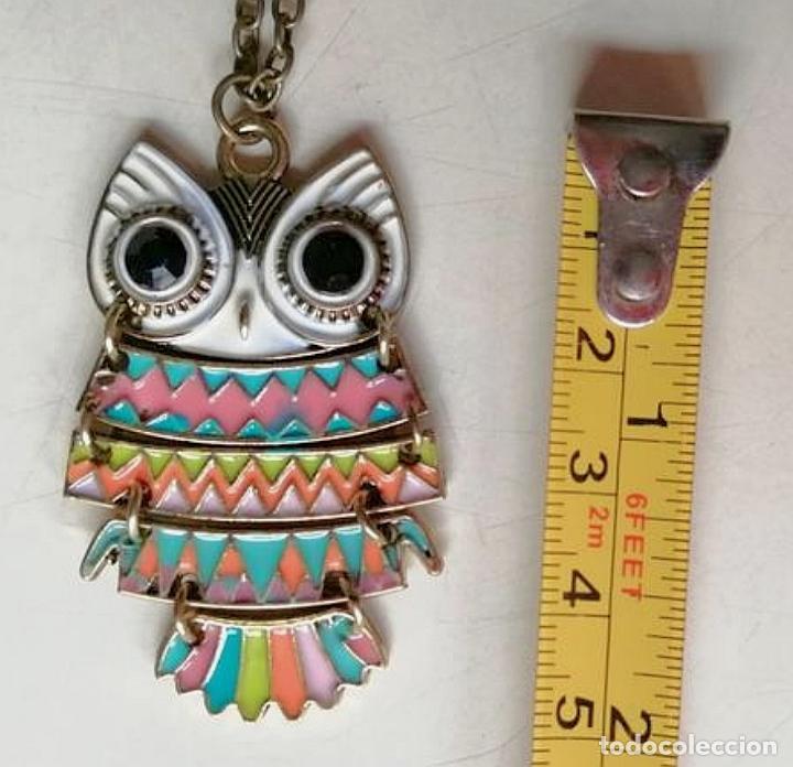 Joyeria: COLLAR, COLGANTE BUHO CON CADENA - Foto 2