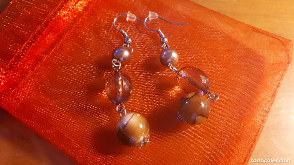 Joyeria: PENDIENTES COLGANTES BOLAS CRISTAL - VINTAGE. - Foto 4