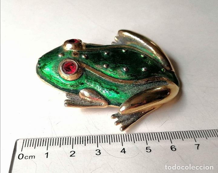 Joyeria: PRECIOSO BROCHE, FORMA DE RANA. - Foto 2