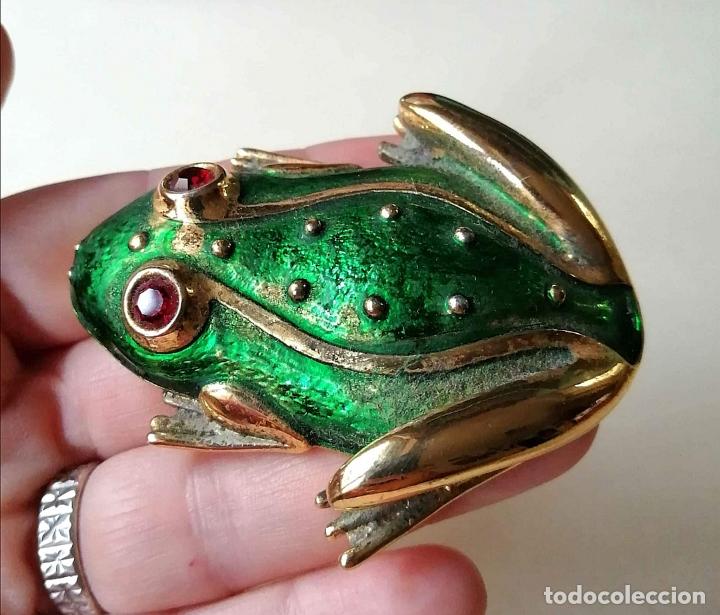 Joyeria: PRECIOSO BROCHE, FORMA DE RANA. - Foto 6