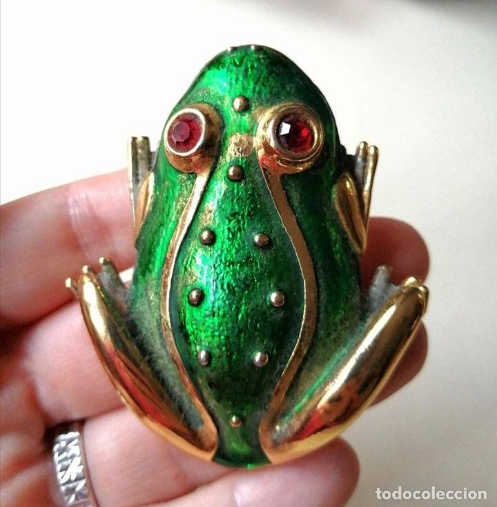 Joyeria: PRECIOSO BROCHE, FORMA DE RANA. - Foto 7