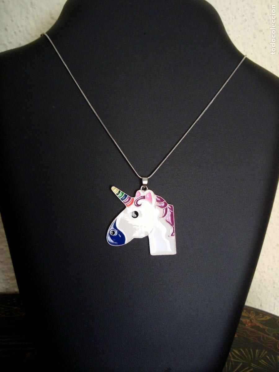 Joyeria: COLLAR PLATEADO CON COLGANTE UNICORNIO - Foto 4