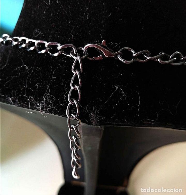 Joyeria: COLLAR CORTO, MET&Aacute;LICO Y ESMALTE ROJO. - Foto 6