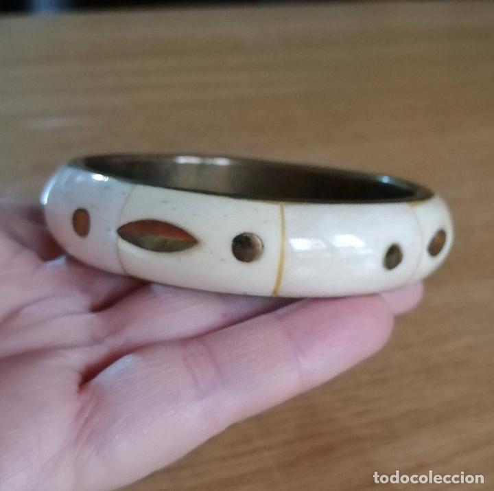 Joyeria: PULSERA, BRAZALETE EN HUESO Y LAT&Oacute;N - Foto 6