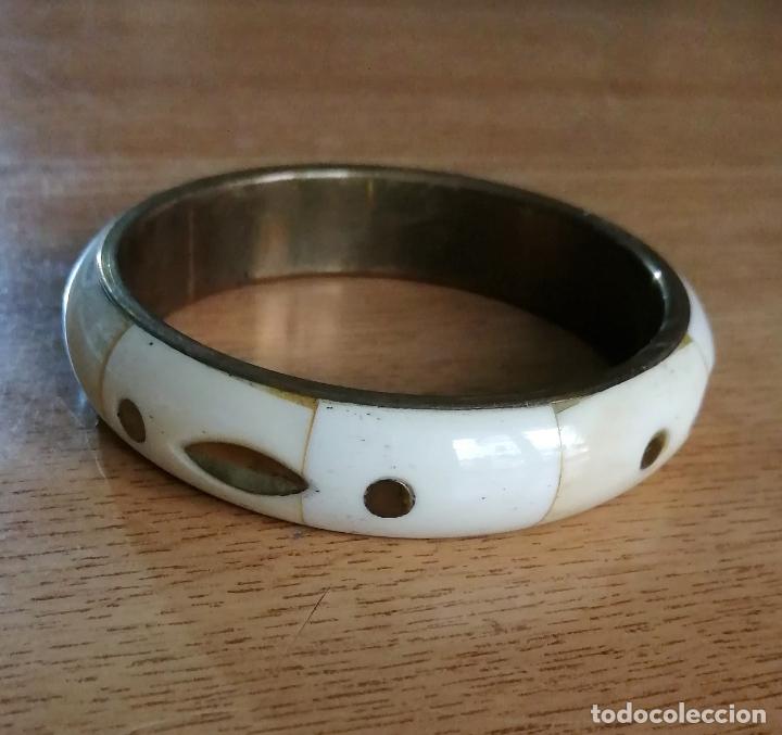 Joyeria: PULSERA, BRAZALETE EN HUESO Y LAT&Oacute;N - Foto 7