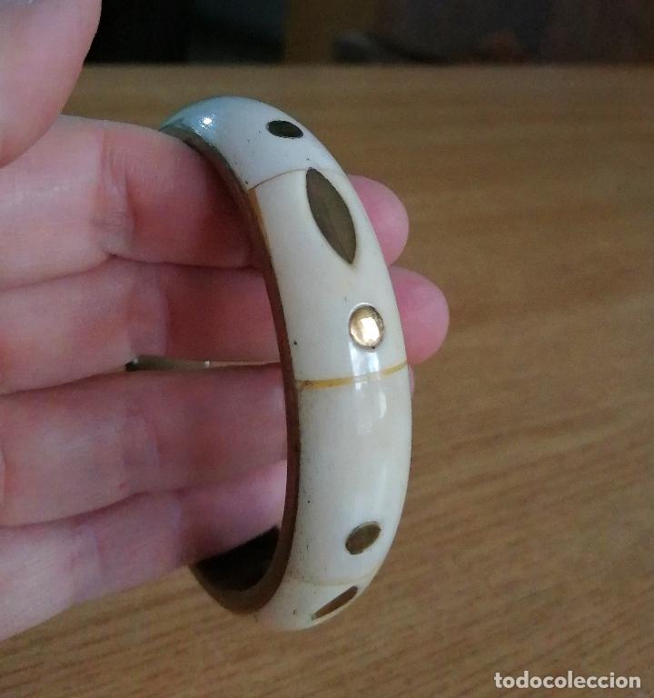 Joyeria: PULSERA, BRAZALETE EN HUESO Y LAT&Oacute;N - Foto 8