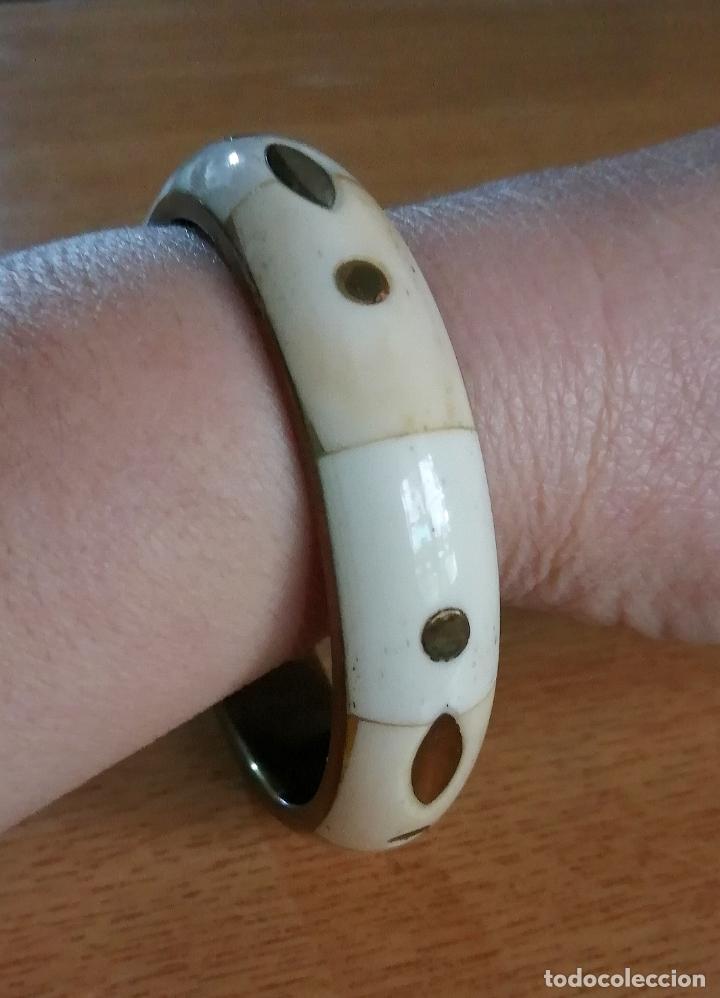 Joyeria: PULSERA, BRAZALETE EN HUESO Y LAT&Oacute;N - Foto 9