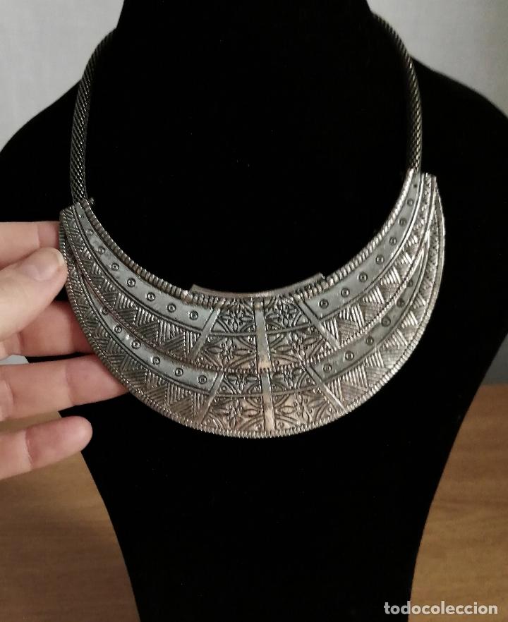 Joyeria: COLLAR CORTO, MET&Aacute;LICO PLATEADO. - Foto 7