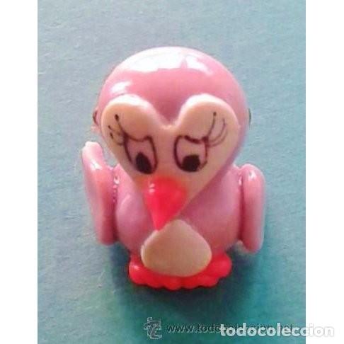 Schmuck: bisuteria - broche aguja - pajaro - fabricado con pasta de arroz - artesanal -a&ntilde;os 70/80