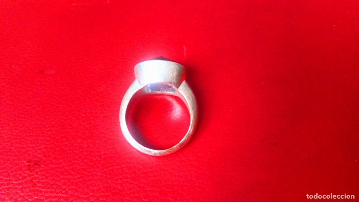 Joyeria: ANILLO DE PLATA Y CRISTAL TALLADO MORADO - Foto 3
