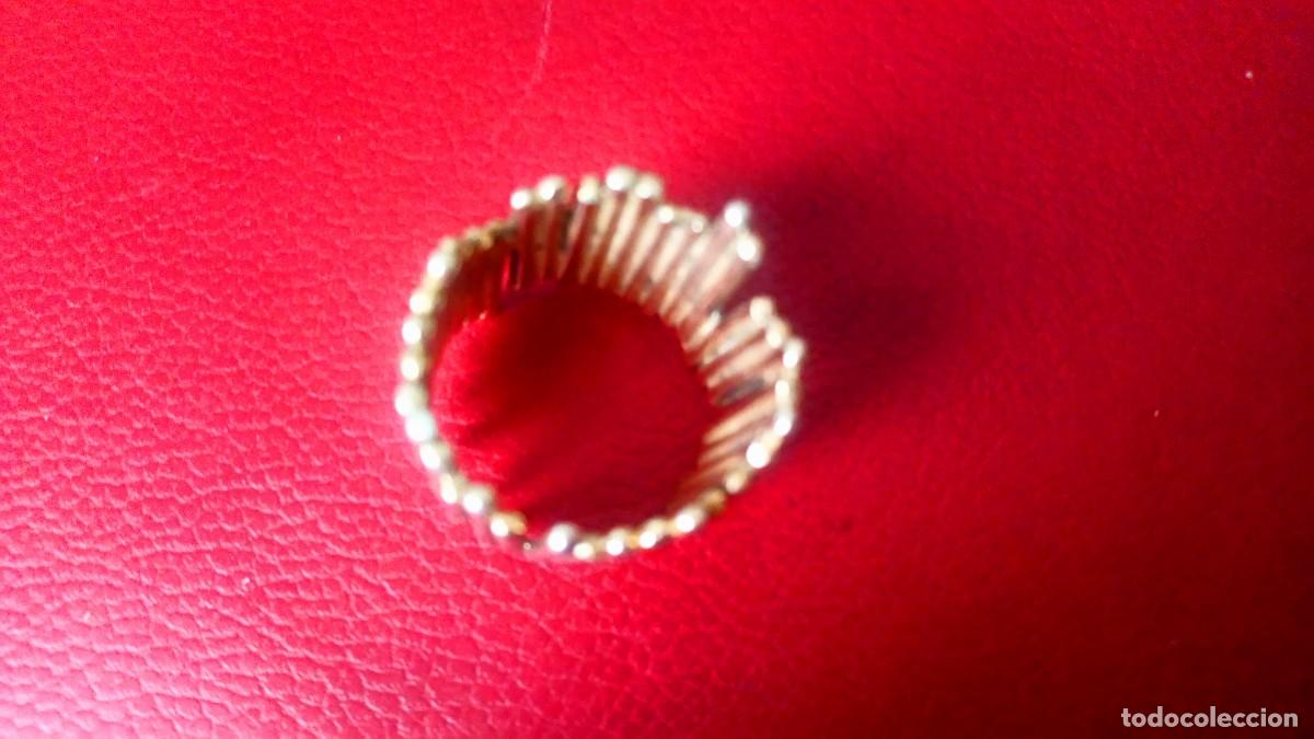 Joyeria: ANILLO PLATA CON BA&Ntilde;O DE ORO DISE&Ntilde;O CA&Ntilde;&Aacute;S BAMB&Uacute; - Foto 2
