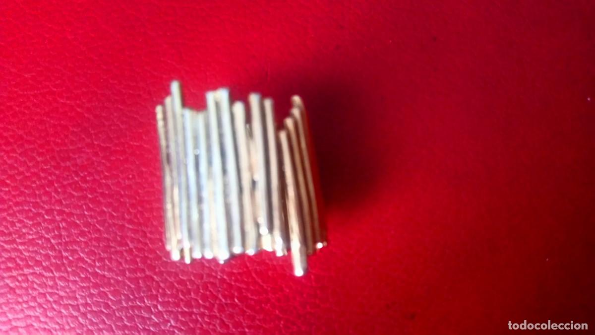 Joyeria: ANILLO PLATA CON BA&Ntilde;O DE ORO DISE&Ntilde;O CA&Ntilde;&Aacute;S BAMB&Uacute; - Foto 3