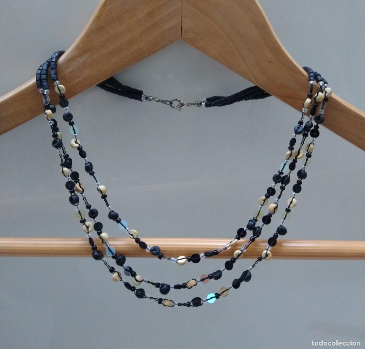 Joyeria: Bonito collar de abalorios, tres vueltas - Foto 1