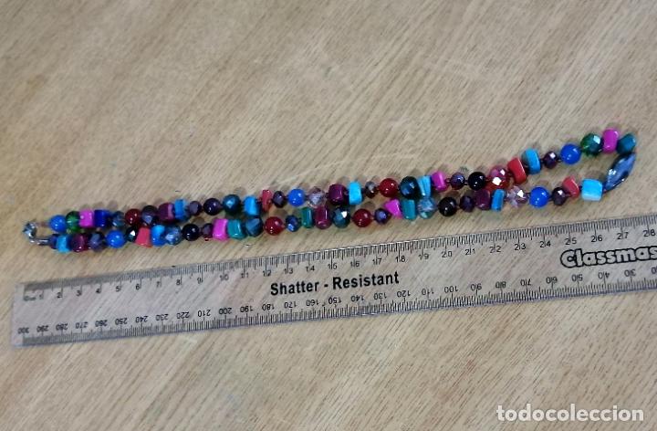 Joyeria: COLLAR CON GEMAS Y BRILLANTES CRISTALES. - Foto 6