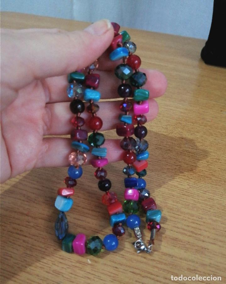 Joyeria: COLLAR CON GEMAS Y BRILLANTES CRISTALES. - Foto 7