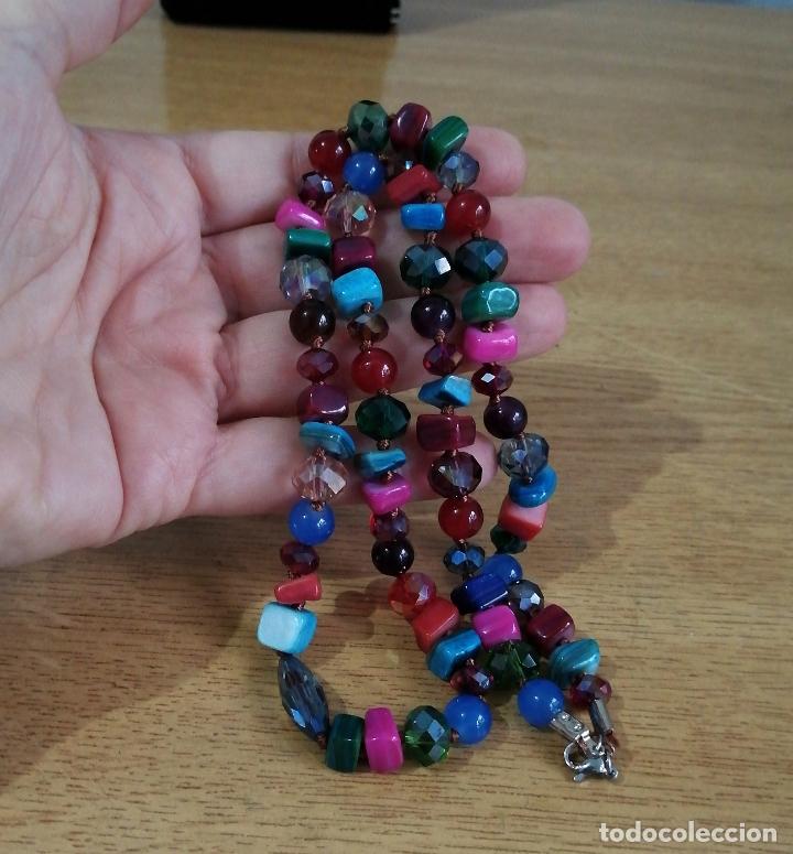 Joyeria: COLLAR CON GEMAS Y BRILLANTES CRISTALES. - Foto 8