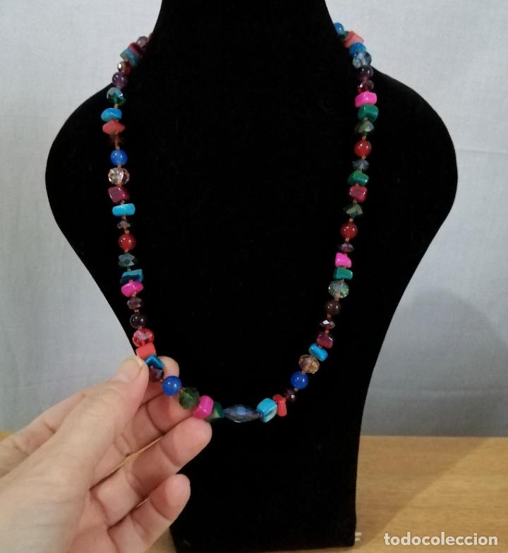 Joyeria: COLLAR CON GEMAS Y BRILLANTES CRISTALES. - Foto 9