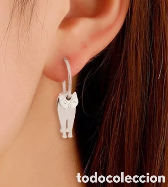 Joyeria: Pendientes Gatos Acero inoxidable ENV&Iacute;O GRATIS!! - Foto 4
