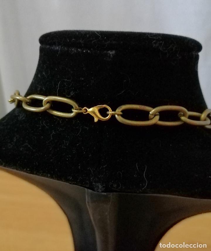 Joyeria: COLLAR CORTO CON CADENA Y CUENTAS DE DIFERENTES FORMAS. - Foto 3