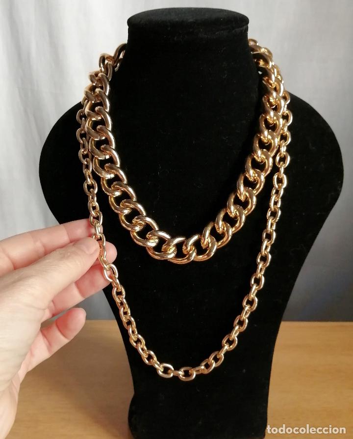 Joyeria: COLLAR MET&Aacute;LICO, DORADO. CADENAS. - Foto 6