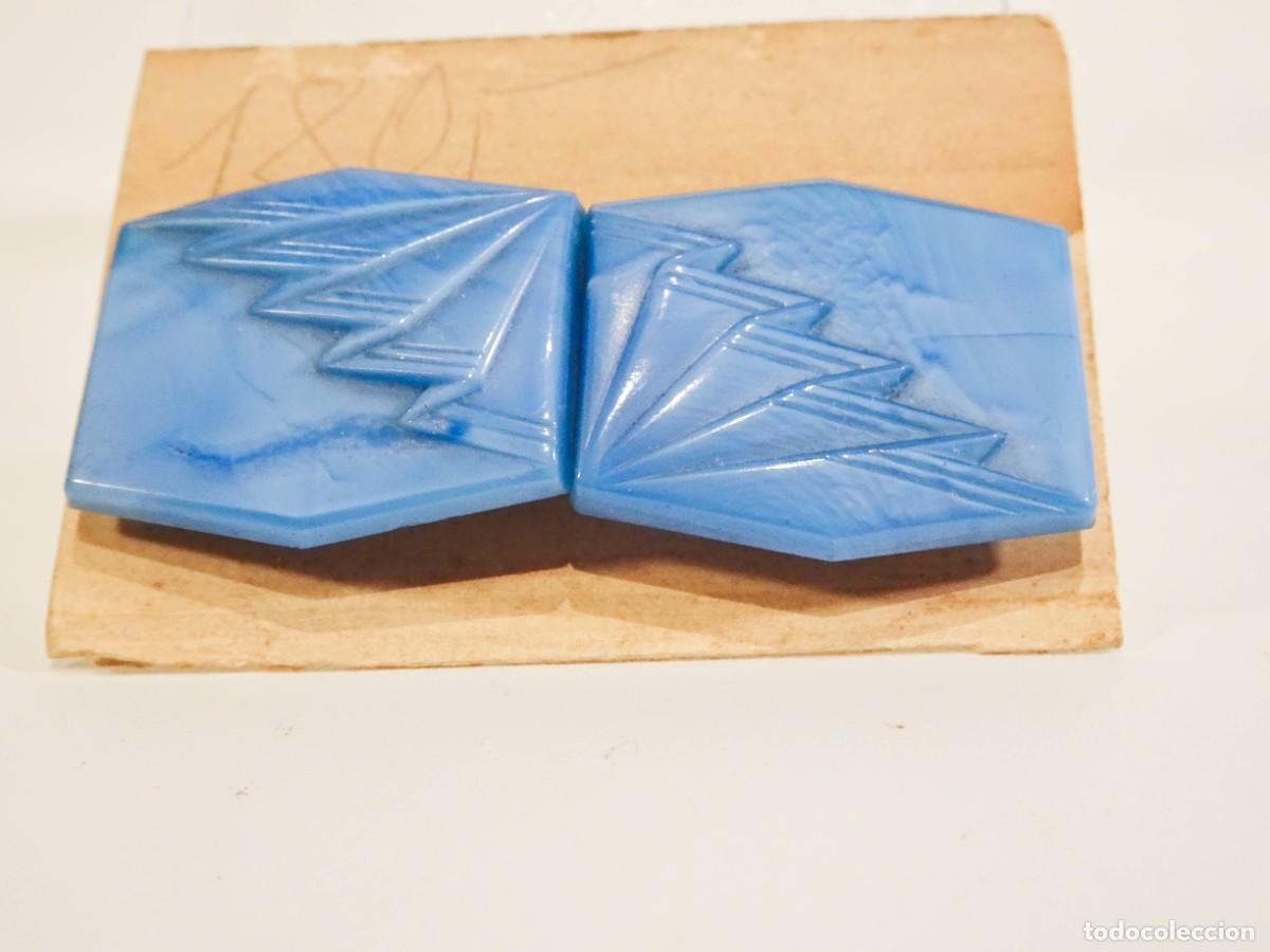 Joyeria: Hebilla Art Deco Azul 1920s - Foto 2