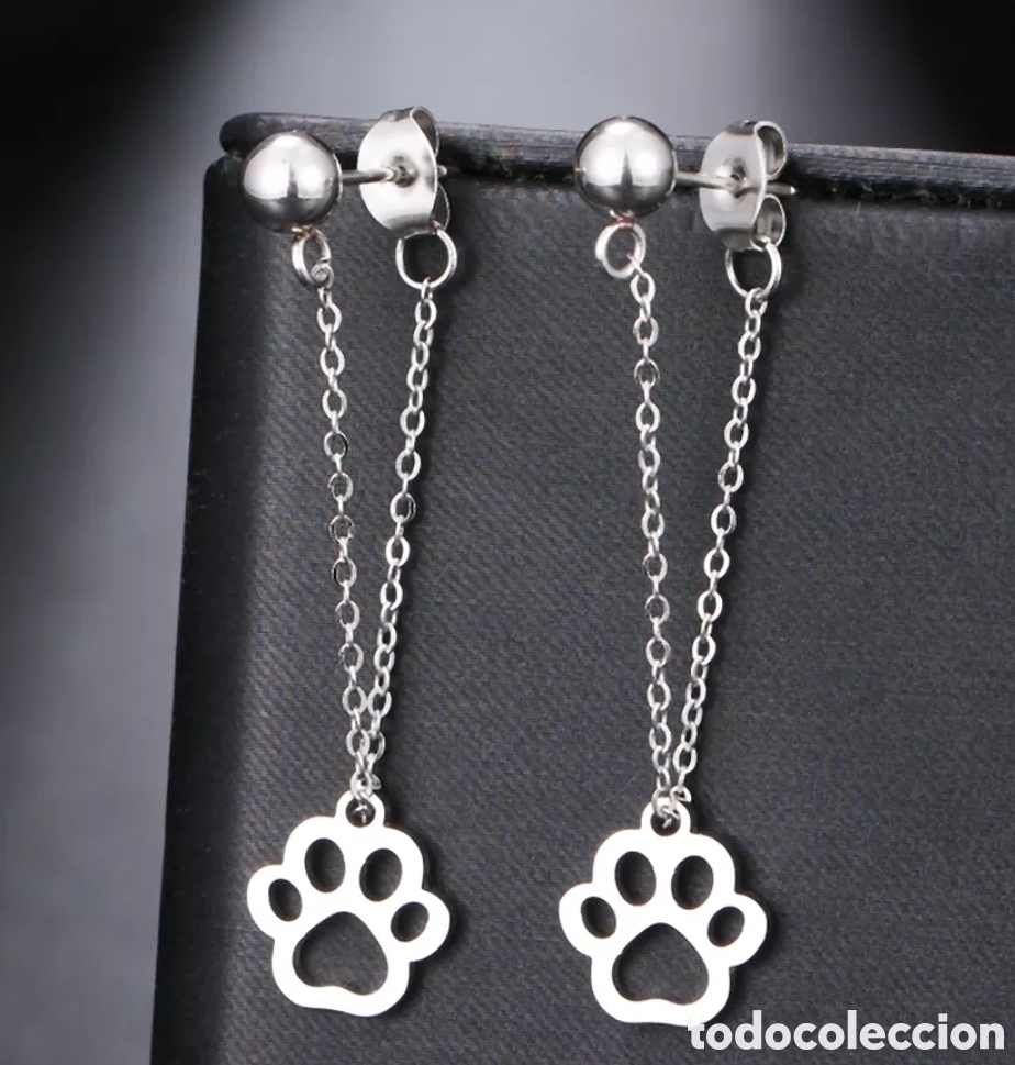 Joyeria: Pendientes Huellas de Acero inoxidable ENV&Iacute;O GRATIS!! - Foto 1