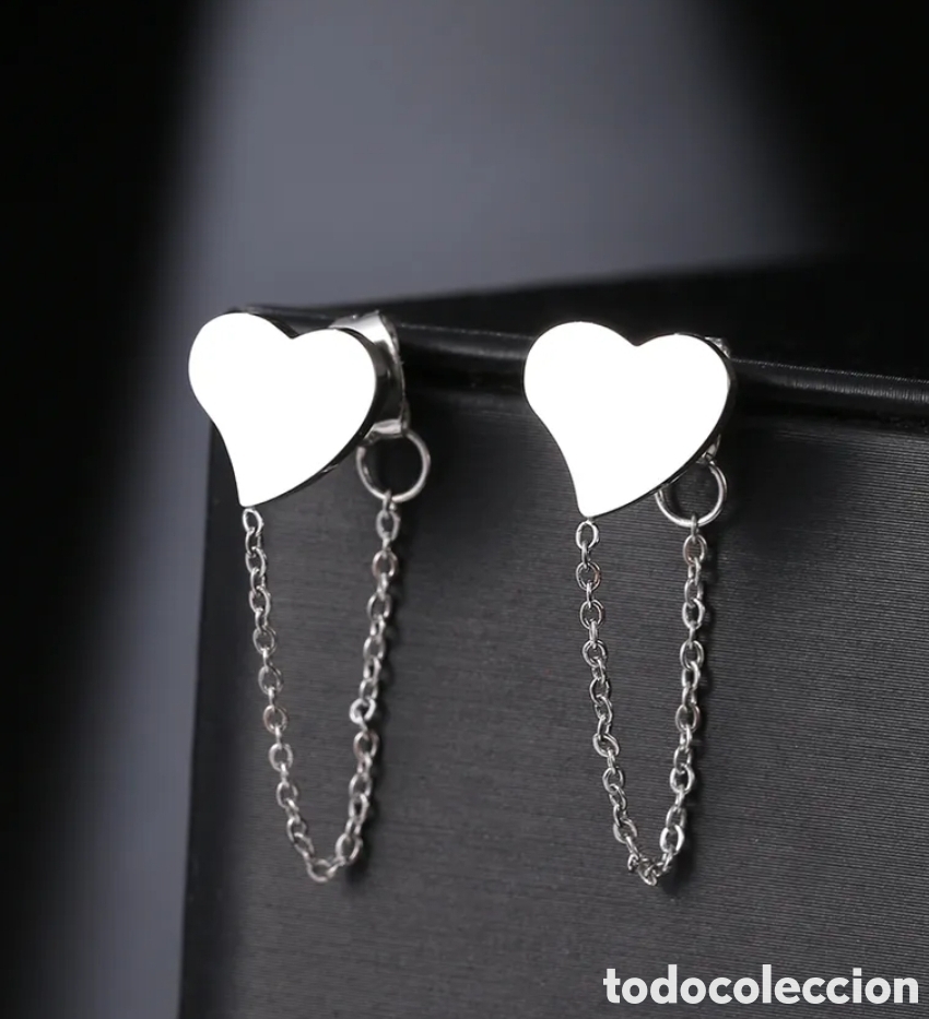 Joyeria: Pendientes Corazones de Acero inoxidable ENV&Iacute;O GRATIS!! - Foto 1