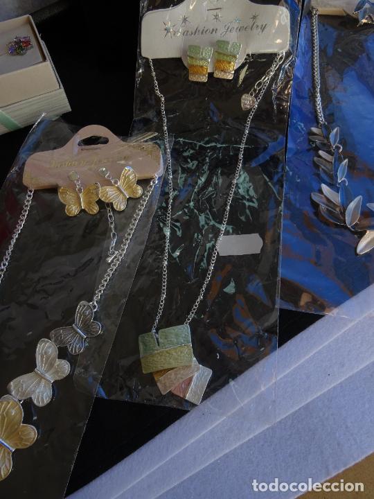 Joyeria: LOTE DE PULSERAS, PENDIENTES Y COLLARES PIEDRAS TIPO SWAROWSKY - IDEAL MERCADILLO - Foto 10