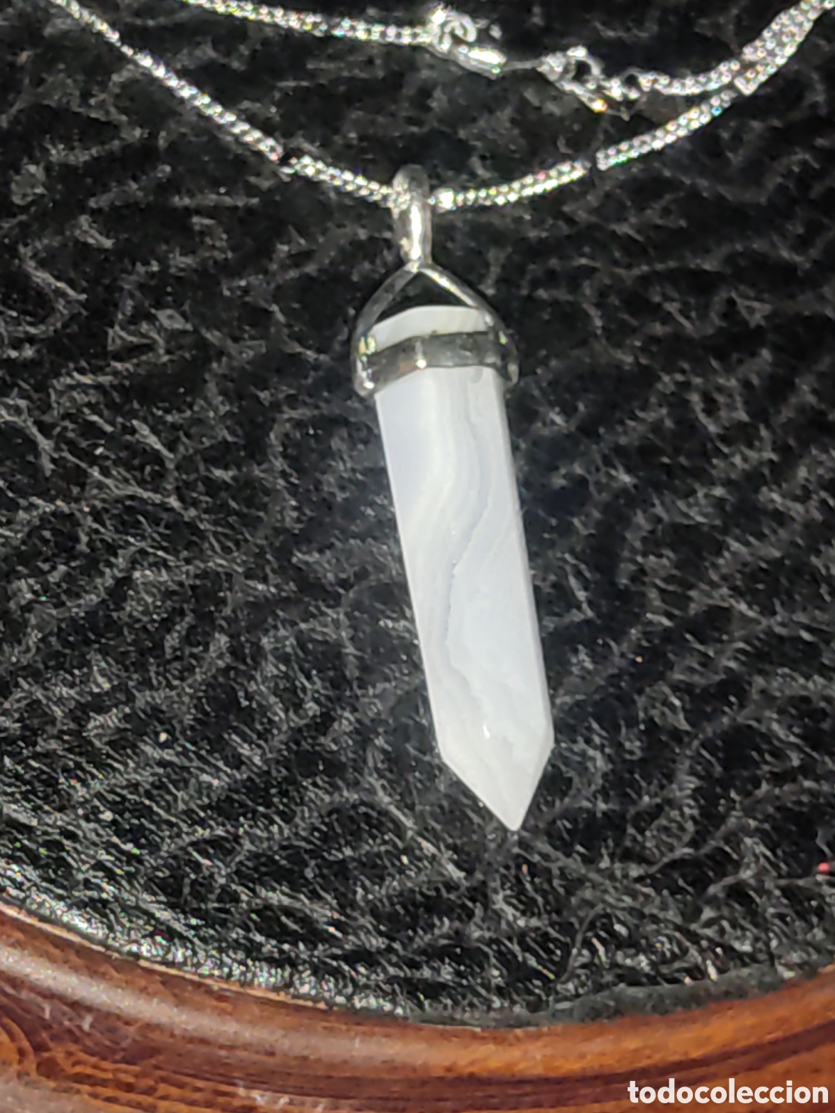 Joyeria: Colgante p&eacute;ndulo de cuarzo. - Foto 3