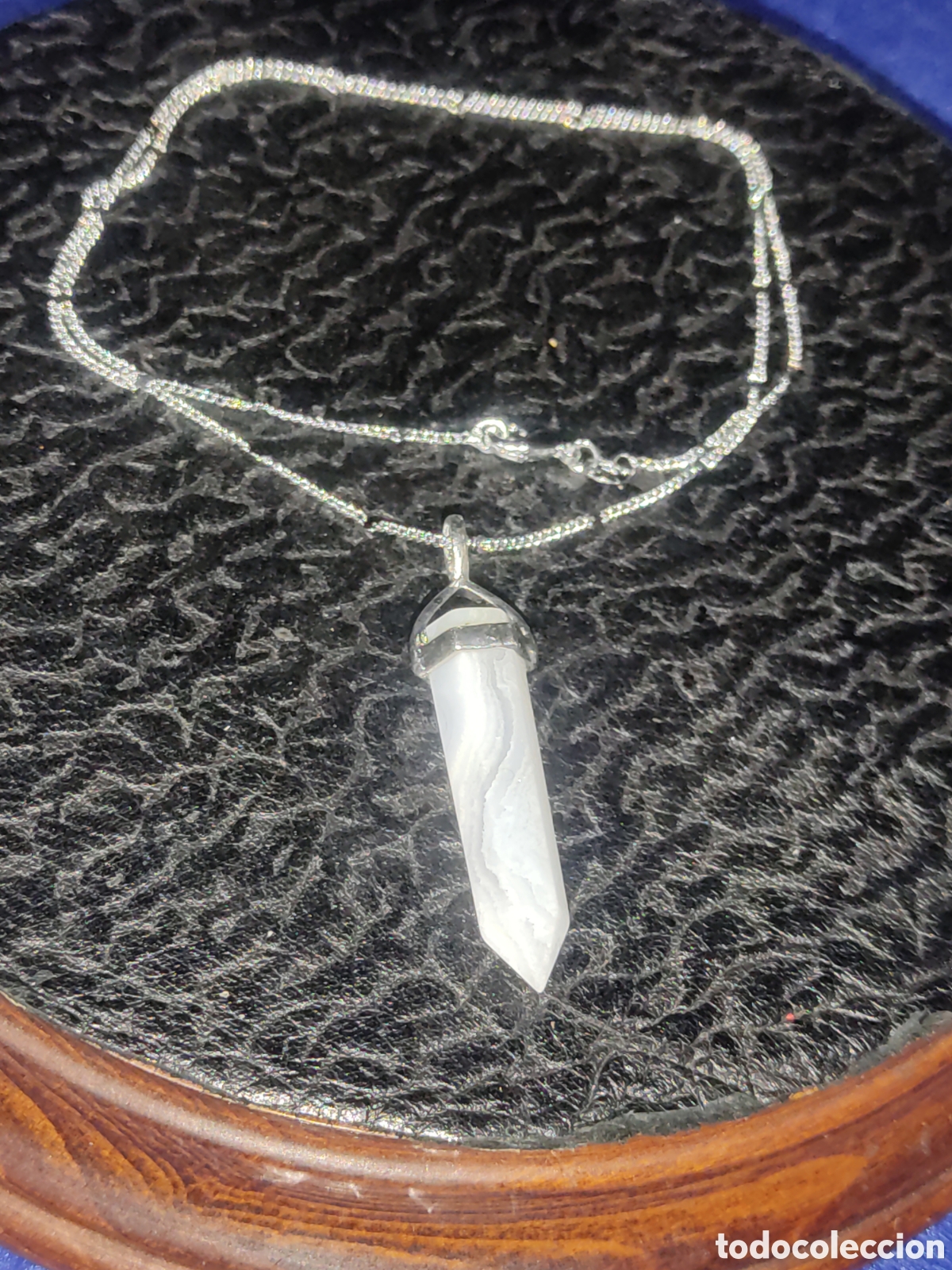 Joyeria: Colgante p&eacute;ndulo de cuarzo. - Foto 1