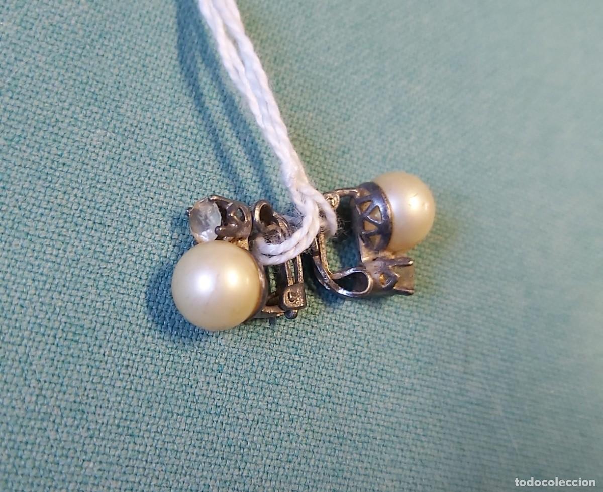 Joyeria: Pareja de pendientes antiguos - Foto 2
