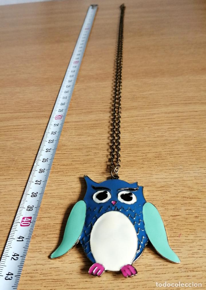 Joyeria: Collar, colgante con b&uacute;ho y cadena. - Foto 3