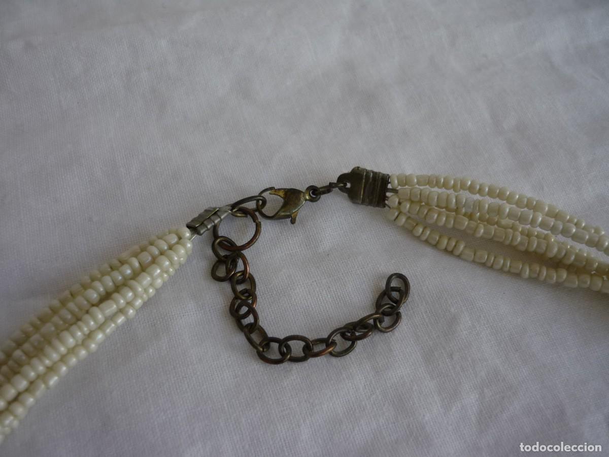 Joyeria: Collar &eacute;tnico de cuentas de vidrio y lat&oacute;n - Foto 7