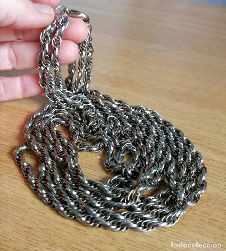 Joyeria: COLLAR PLATEADO TRES CADENAS. - Foto 3