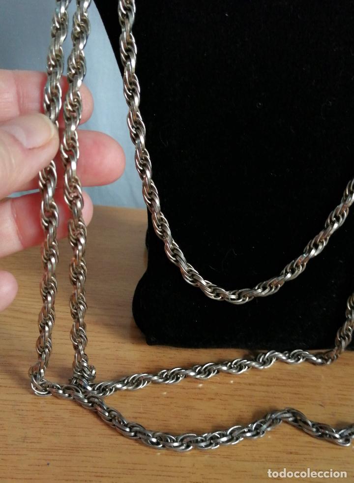Joyeria: COLLAR PLATEADO TRES CADENAS. - Foto 4