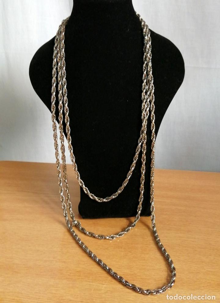 Joyeria: COLLAR PLATEADO TRES CADENAS. - Foto 5