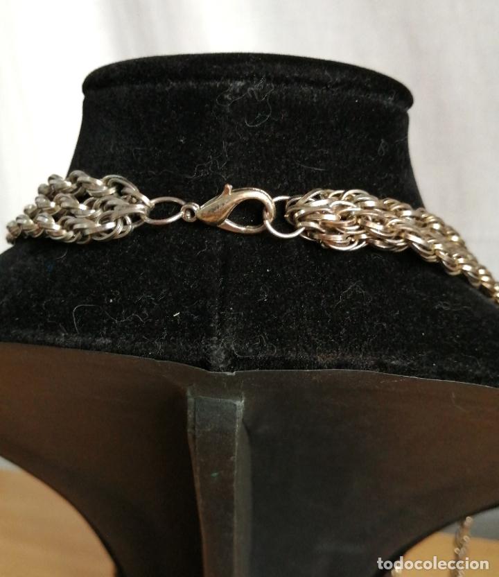 Joyeria: COLLAR PLATEADO TRES CADENAS. - Foto 6
