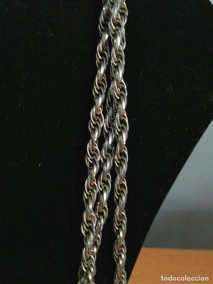 Joyeria: COLLAR PLATEADO TRES CADENAS. - Foto 7