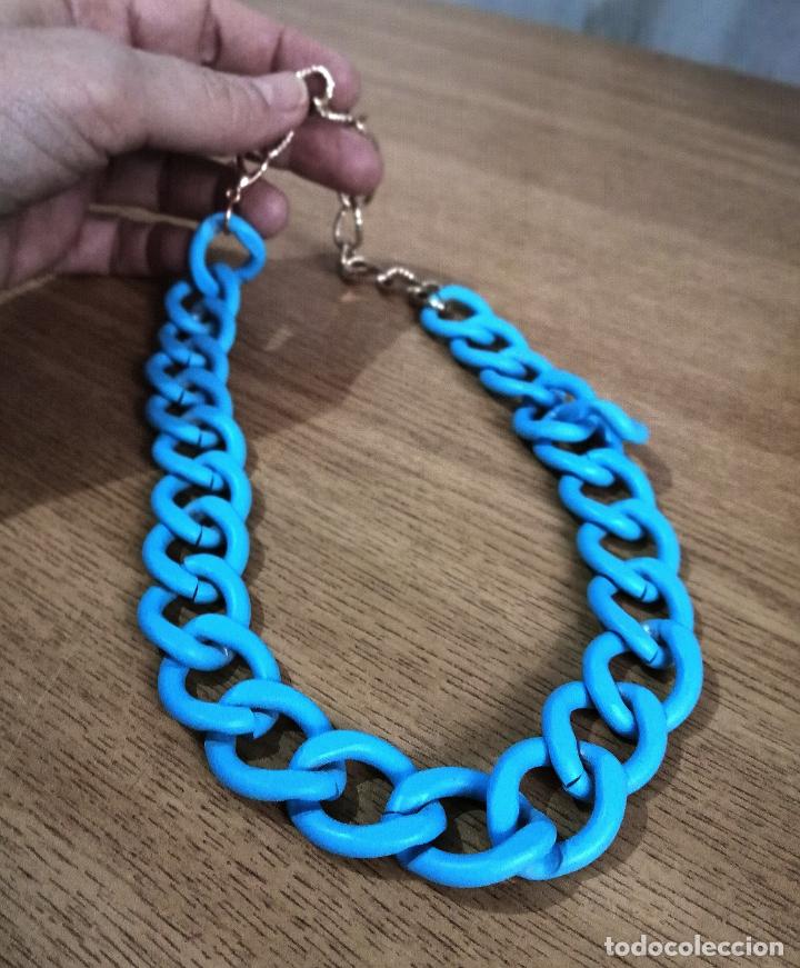 Joyeria: COLLAR CORTO DE CADENA AZUL - Foto 5