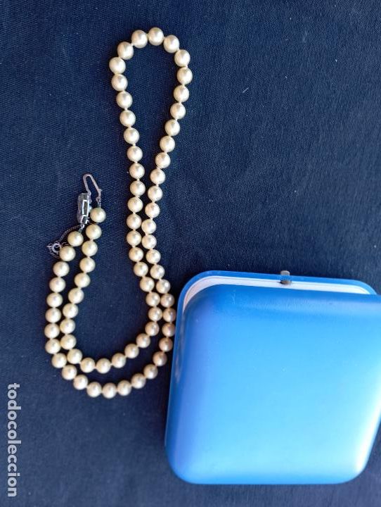 Joyeria: JOYA COLLAR PERLAS BLANCAS MALLORCA ISLAS BALEARES. - Foto 1