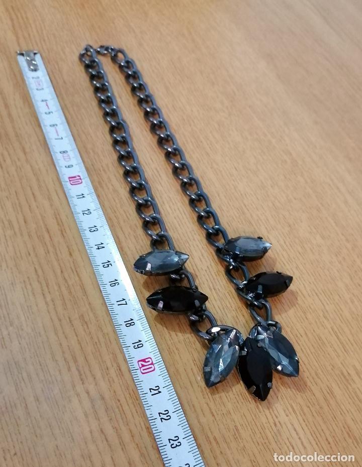 Joyeria: COLLAR NEGRO CON PEDRER&Iacute;A. - Foto 2