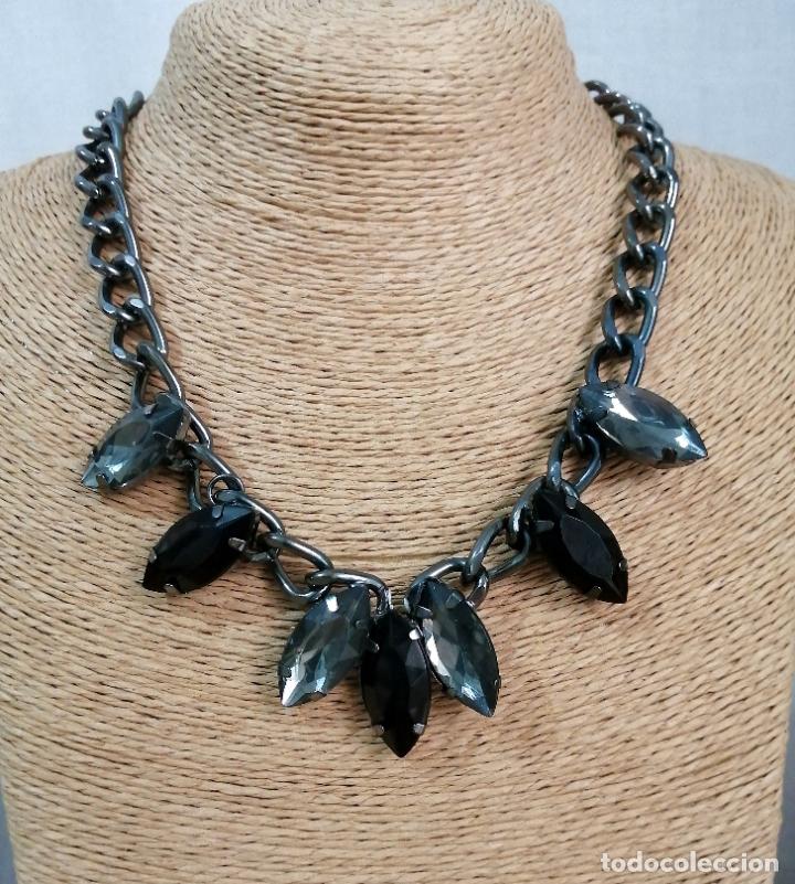 Joyeria: COLLAR NEGRO CON PEDRER&Iacute;A. - Foto 6
