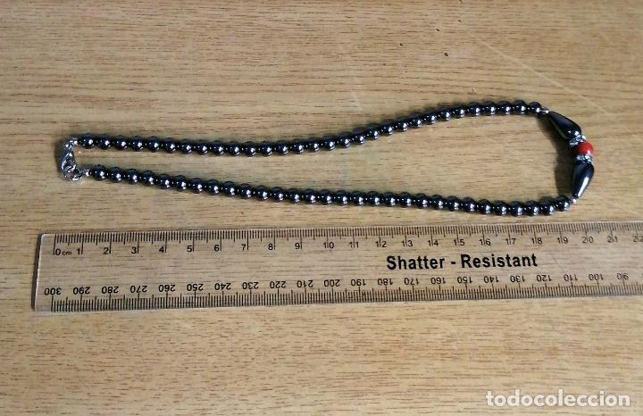 Joyeria: COLLAR HEMATITAS, SIMIL AZABACHE. - Foto 2