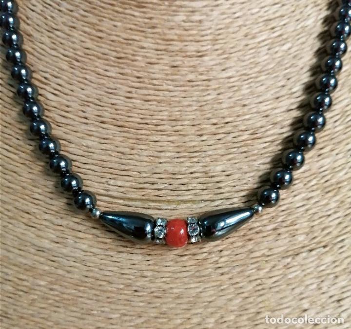 Joyeria: COLLAR HEMATITAS, SIMIL AZABACHE. - Foto 4