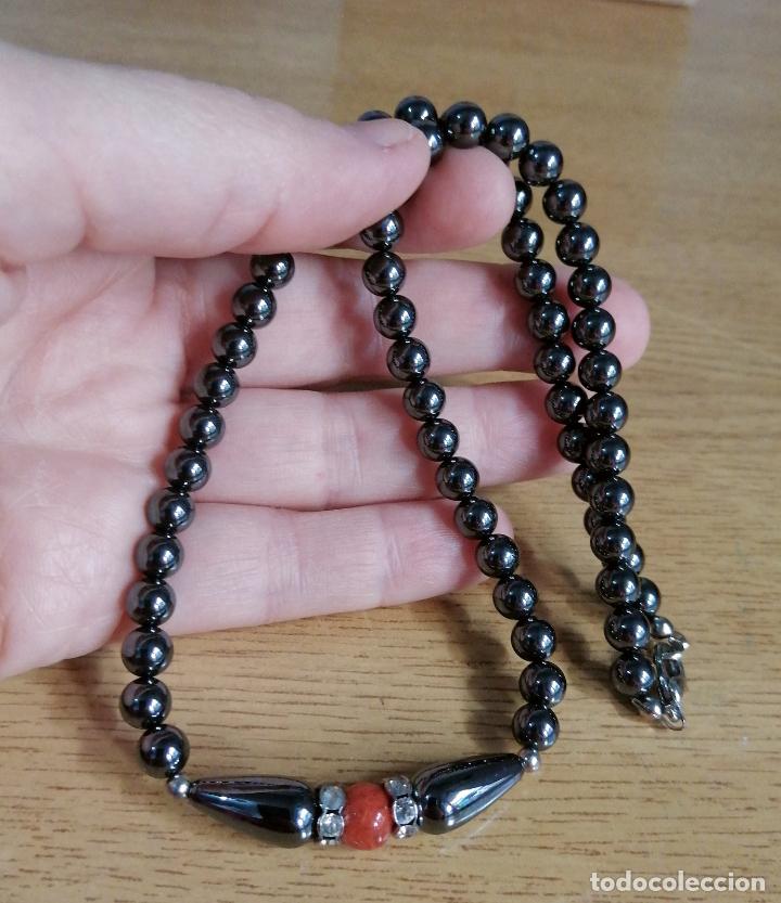 Joyeria: COLLAR HEMATITAS, SIMIL AZABACHE. - Foto 5