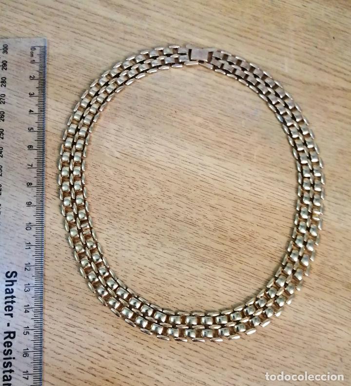 Joyeria: COLLAR CADENA DORADA, BA&Ntilde;O DE ORO. - Foto 3