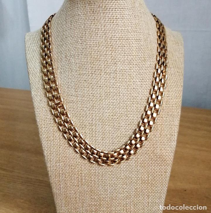 Joyeria: COLLAR CADENA DORADA, BA&Ntilde;O DE ORO. - Foto 1
